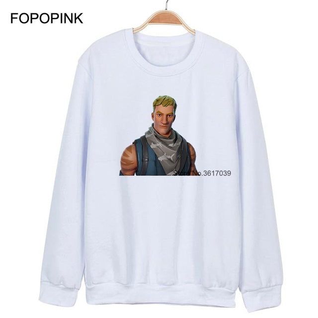 Sweatshirts Men Fortnite Printed Oversized