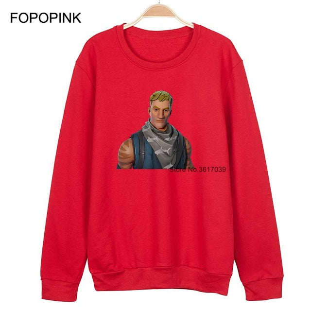 Sweatshirts Men Fortnite Printed Oversized