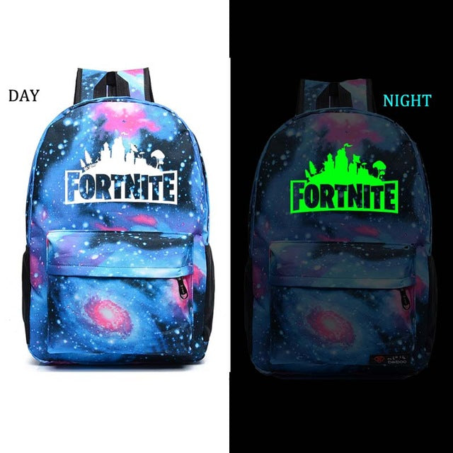 Fortnite Battle Royale school bag noctilucous backpack