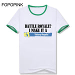 Short Sleeve T-Shirt Men Fortnite Battle Royale I Make It A Victory T Shirt