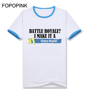 Short Sleeve T-Shirt Men Fortnite Battle Royale I Make It A Victory T Shirt